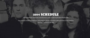 2014 full film and music schedule